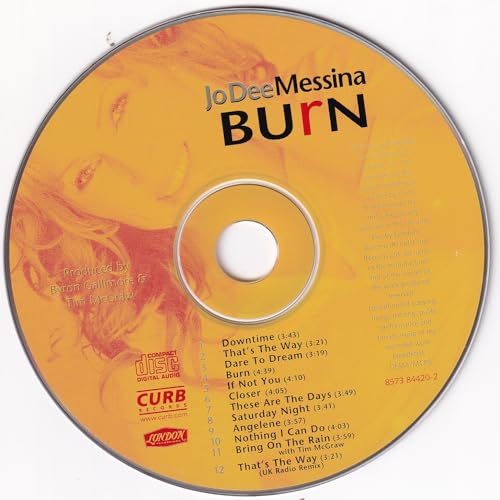 Yellow CD with image of Jo Dee Messina and tracklist text.