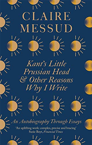 Book cover with navy background and repeating golden sunburst pattern.