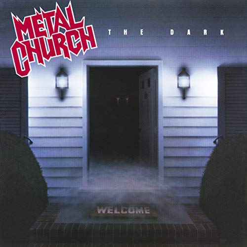 Album cover showing a dark doorway with a welcome mat and glowing porch lights.