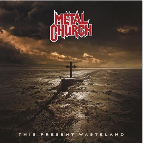 Metal Church album cover: desolate landscape with a lone cross.