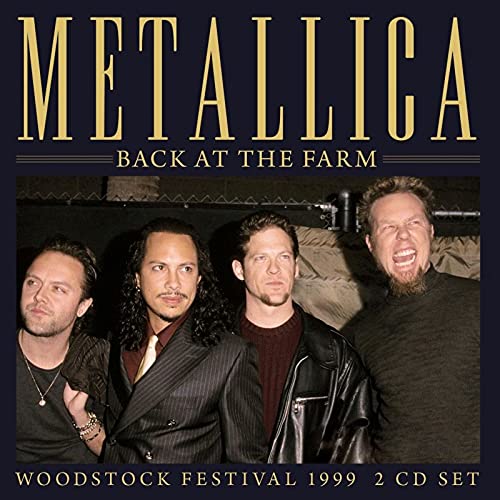 Metallica Back at the Farm CD cover featuring a photo of the band members.