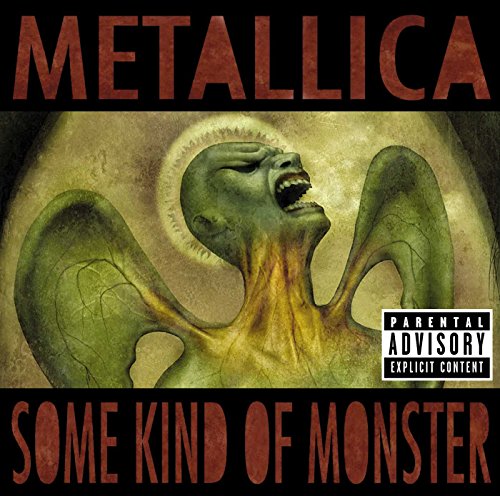 Metallica Some Kind Of Monster album cover featuring a screaming green winged creature.