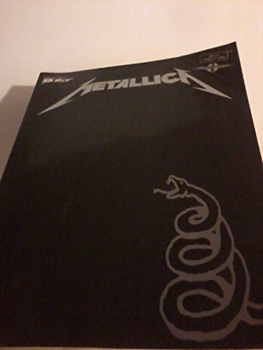 Black album cover for Metallica, featuring a silver snake design.