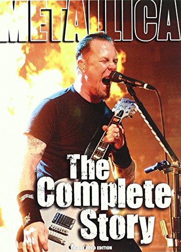 Metallica’s James Hetfield singing into a microphone on DVD cover.