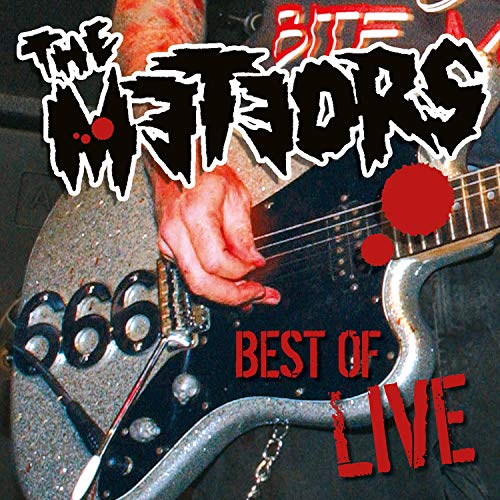 "Album cover with a person playing an electric guitar and red and black text."