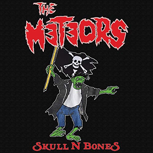 Album cover for The Meteors’ “Skull N Bones” featuring a monster and skull.