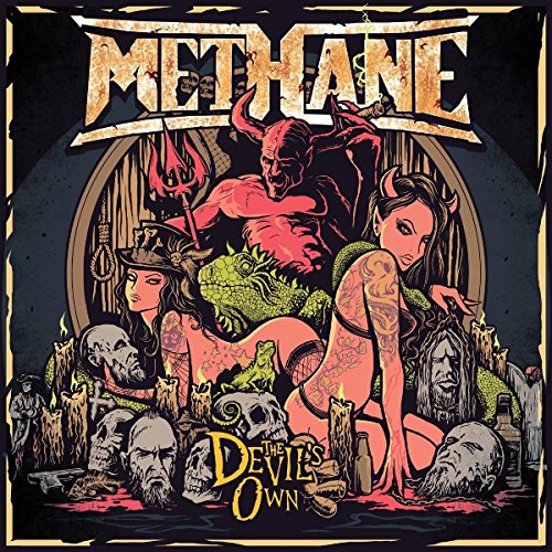 CD cover art: devil, women, dragon, skulls, and gothic imagery.