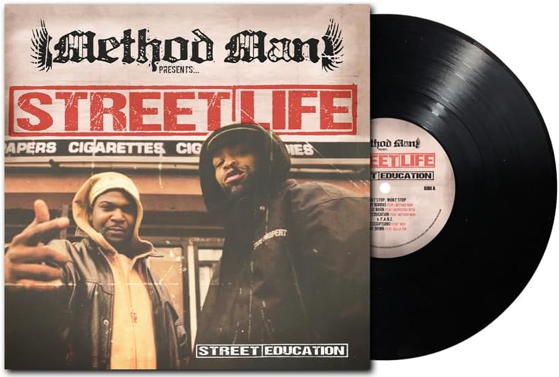Album cover for Method Man’s “Streetlife - Street Education” vinyl record.