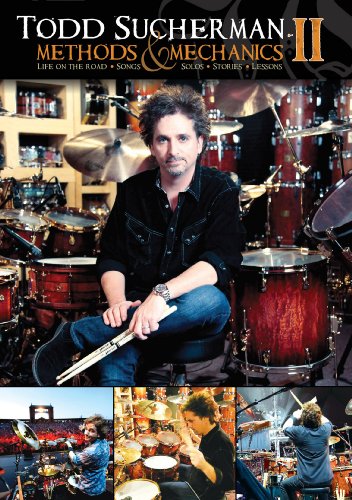 DVD cover featuring Todd Sucherman surrounded by drums, with inset performance images below.