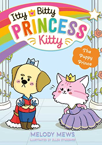Book cover: cartoon cat and dog wearing royal attire.