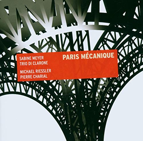 CD cover featuring a stylized black and white image of the Eiffel Tower.