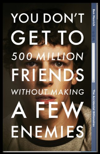 Book cover featuring a close-up portrait of Mark Zuckerberg with bold text.