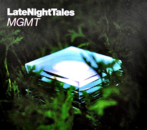 CD cover for Mgmt’s “LateNightTales,” featuring a glowing pyramid.