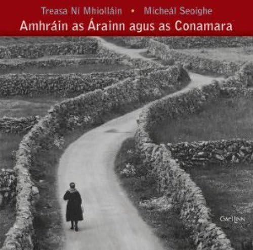 CD cover: woman walking down a stone-walled country road in Ireland.