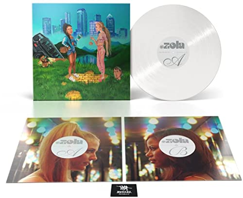 “Zola” vinyl record with cover art depicting figures in a stylized landscape.