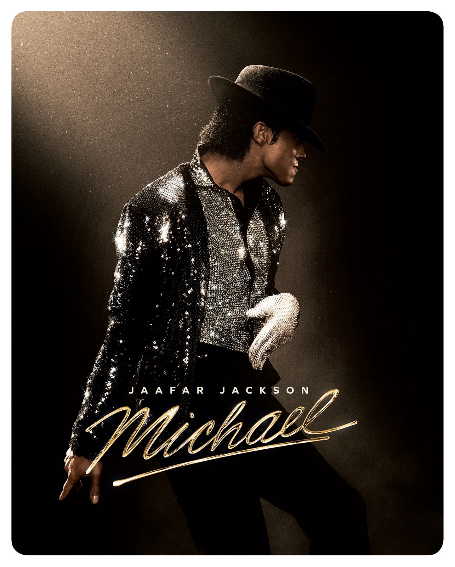 Steelbook cover featuring Michael Jackson in a sparkling jacket and hat.