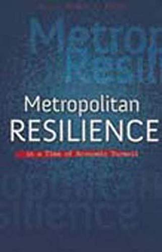 Book cover: “Metropolitan Resilience in a Time of Economic Turmoil.”
