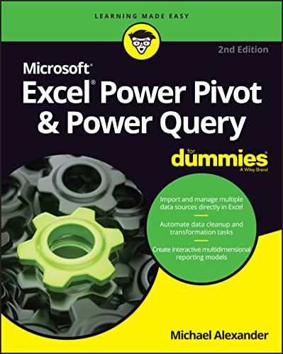 Book cover for "Excel Power Pivot & Power Query For Dummies," 2nd edition.