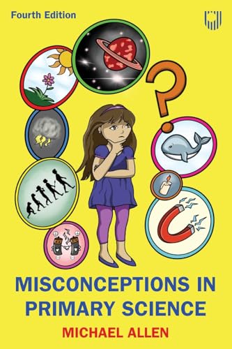 Book cover: child thinking, surrounded by science illustrations and a question mark.