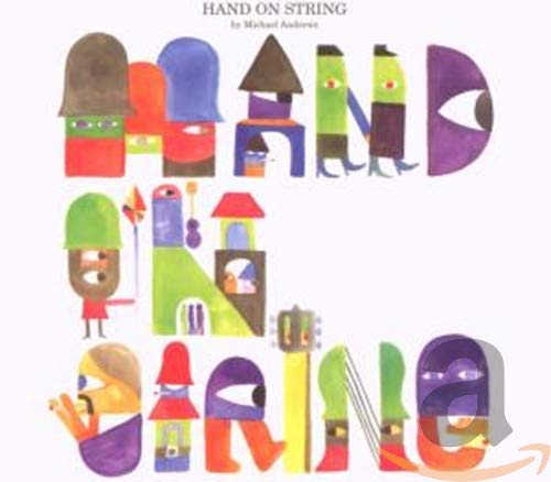 CD cover art: colorful, abstract letters forming "Hands On String".