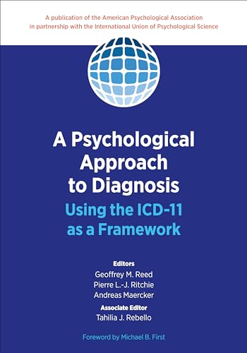 Book cover: “A Psychological Approach to Diagnosis,” blue background, globe icon.