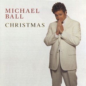 Michael Ball album cover, portrait of a man in a suit, praying.