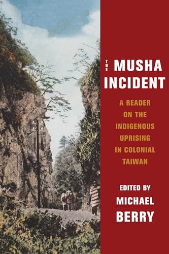 Book cover: "The Musha Incident" with a mountain landscape image.