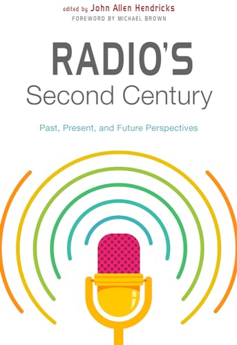 Book cover with a vintage microphone and concentric radio waves.