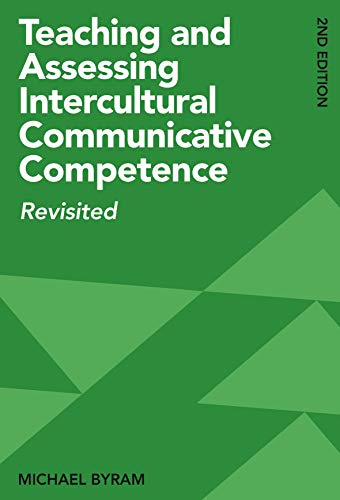Green book cover with white text: "Teaching and Assessing Intercultural Communicative Competence.