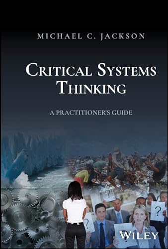 Book cover for "Critical Systems Thinking" with gears and people imagery.