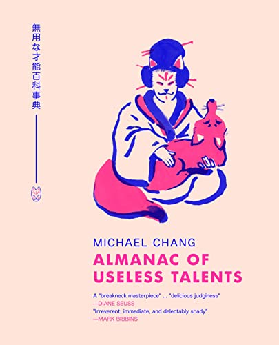 Book cover with illustration of a cat in a kimono holding a red fish.
