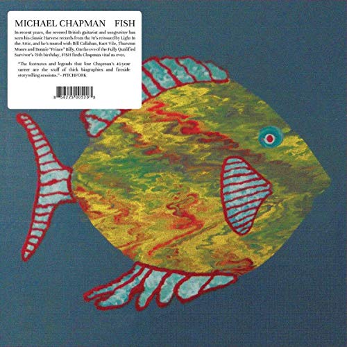 CD cover for Michael Chapman's "Fish" featuring a painted fish illustration.
