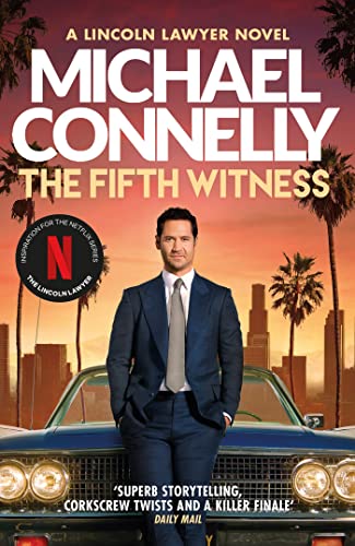 Book cover featuring a man in a suit leaning against a car in Los Angeles.