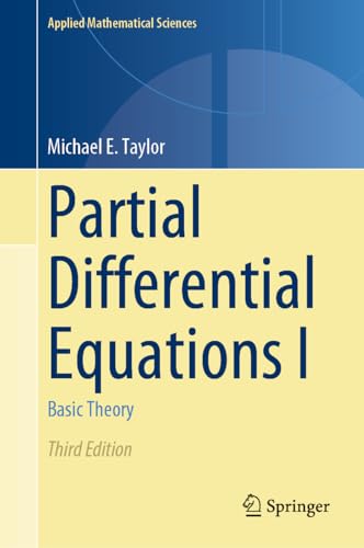 Book cover: "Partial Differential Equations I" by Michael E. Taylor, third edition.