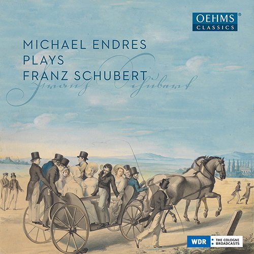 A classical music CD cover featuring a vintage illustration of a horse-drawn carriage.