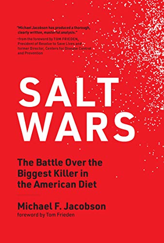 Red book cover with white text: "Salt Wars" and author Michael F. Jacobson.