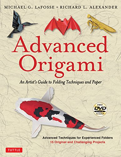 Book cover featuring complex origami models of birds, fish, and insects.