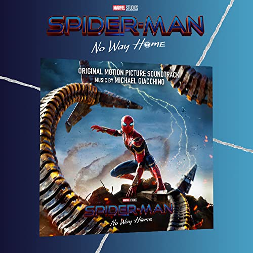 Spider-Man: No Way Home soundtrack CD cover with Spider-Man and Doc Ock.