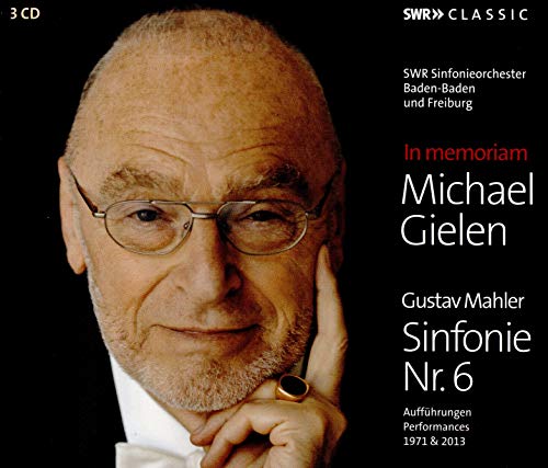 CD cover featuring portrait of Michael Gielen, conductor, with text details.