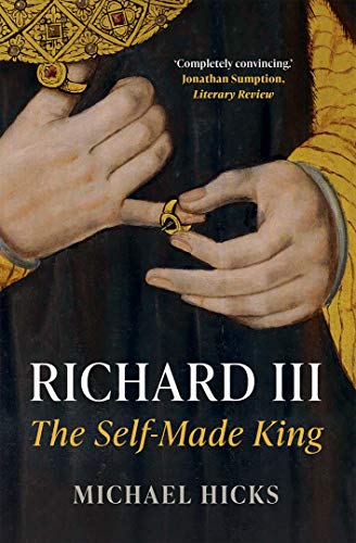 Book cover depicting hands placing a ring on a finger, titled "Richard III.