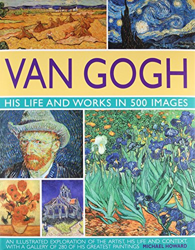 Book cover titled Van Gogh featuring a collage of his famous paintings.