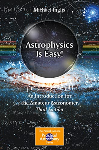 Book cover: "Astrophysics Is Easy!" with galaxy background and equations.