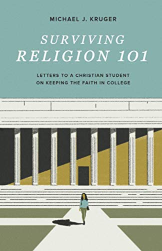 Book cover showing a student walking toward a large building with columns.