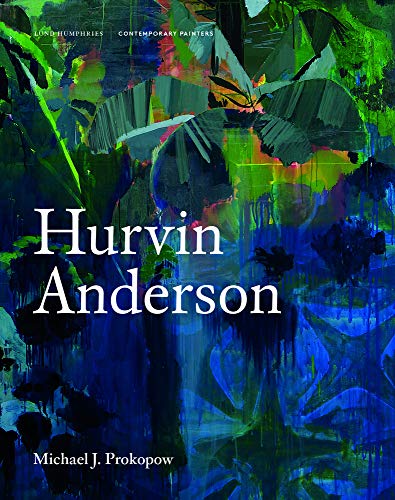 Book cover featuring abstract, colorful painting of tropical foliage.