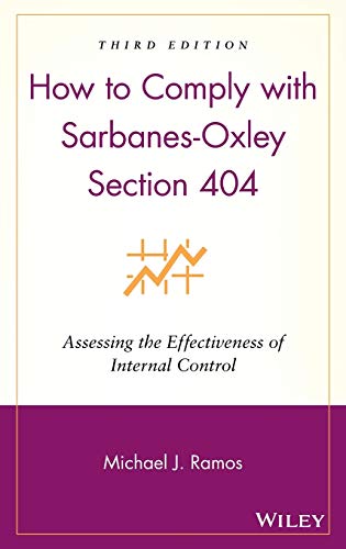Book cover: "How to Comply with Sarbanes-Oxley Section 404," third edition.