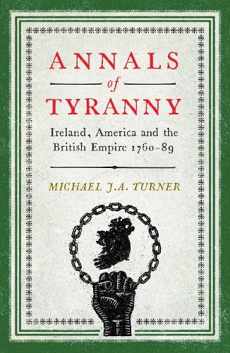 Book cover: “Annals of Tyranny” with a clenched fist breaking chains.