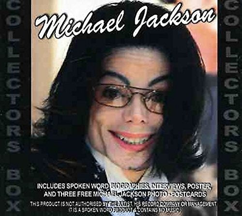 Michael Jackson collector’s box CD with a portrait of the artist.