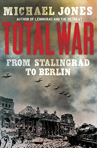 Book cover depicting wartime devastation, planes, and a tank in ruins.