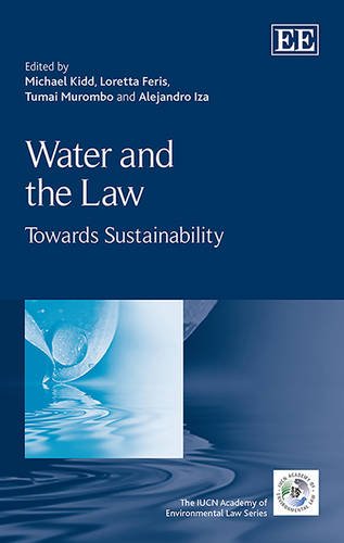 Book cover: "Water and the Law" with water droplet image.