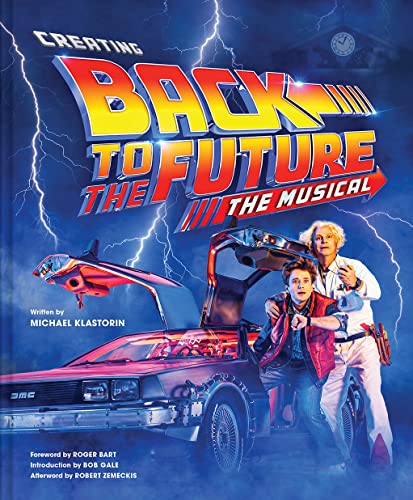 Book cover featuring the DeLorean time machine and characters from Back to the Future.
